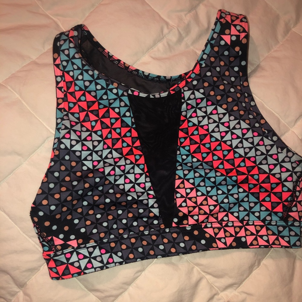 Multi colored Victoria Secret sports bra